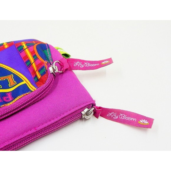 Lily Bloom Wristlet Prep LB League Wallet Pouch Pink Zippered - Picture 3 of 10